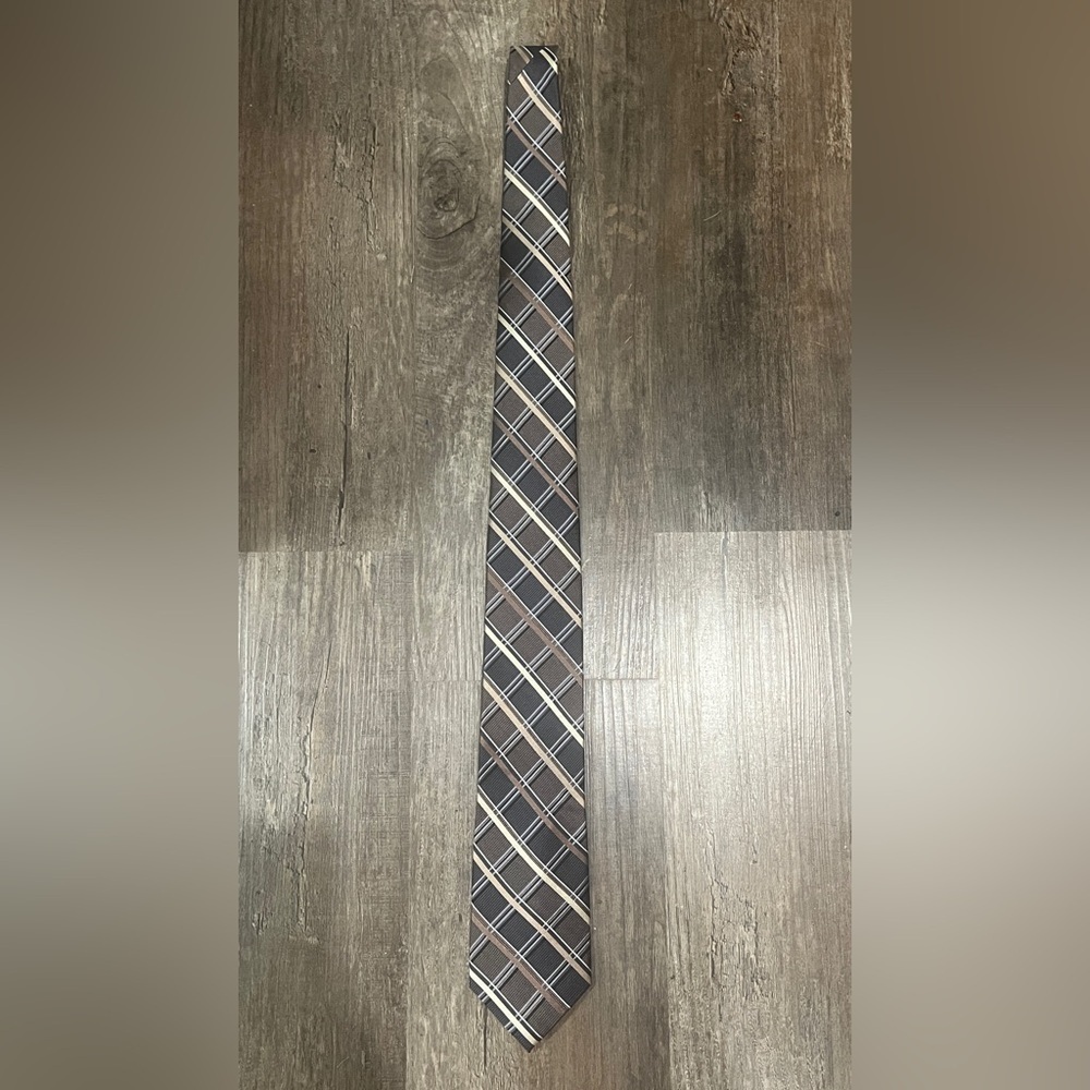 NWT Pronto Uomo Classic Plaid Men's Tie